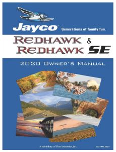 2020 Redhawk/ Redhawk SE Owner's Manual